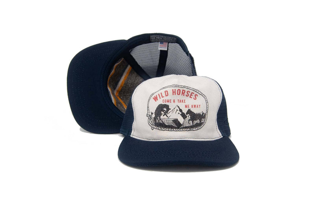 Wild Horses Trucker - Navy