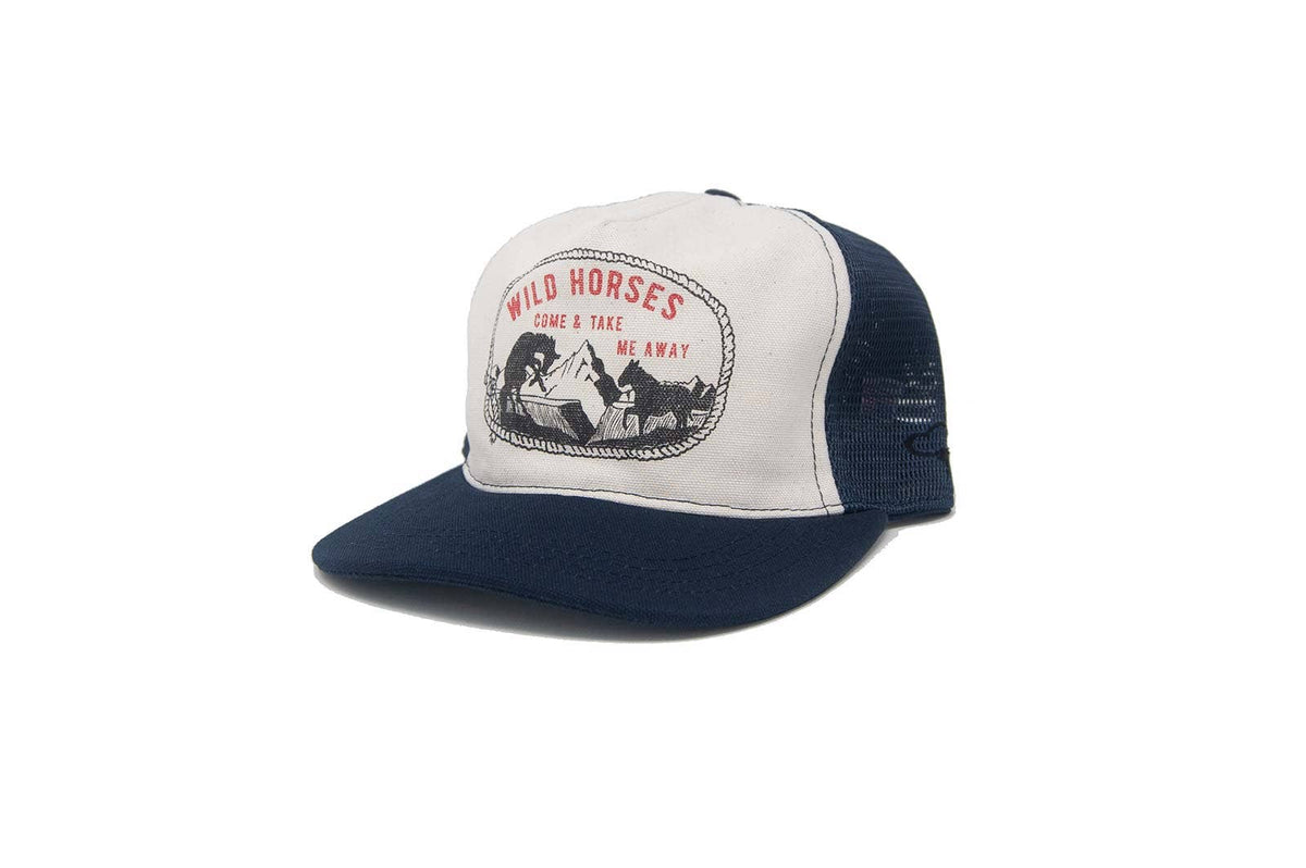 Wild Horses Trucker - Navy