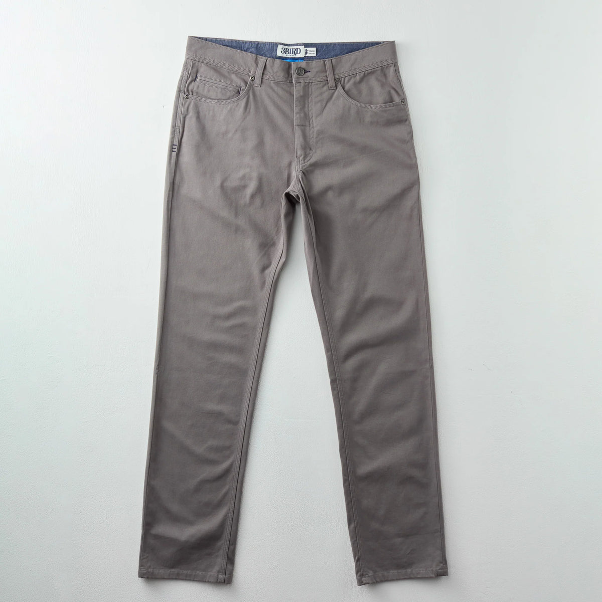 Gray pants on a white background