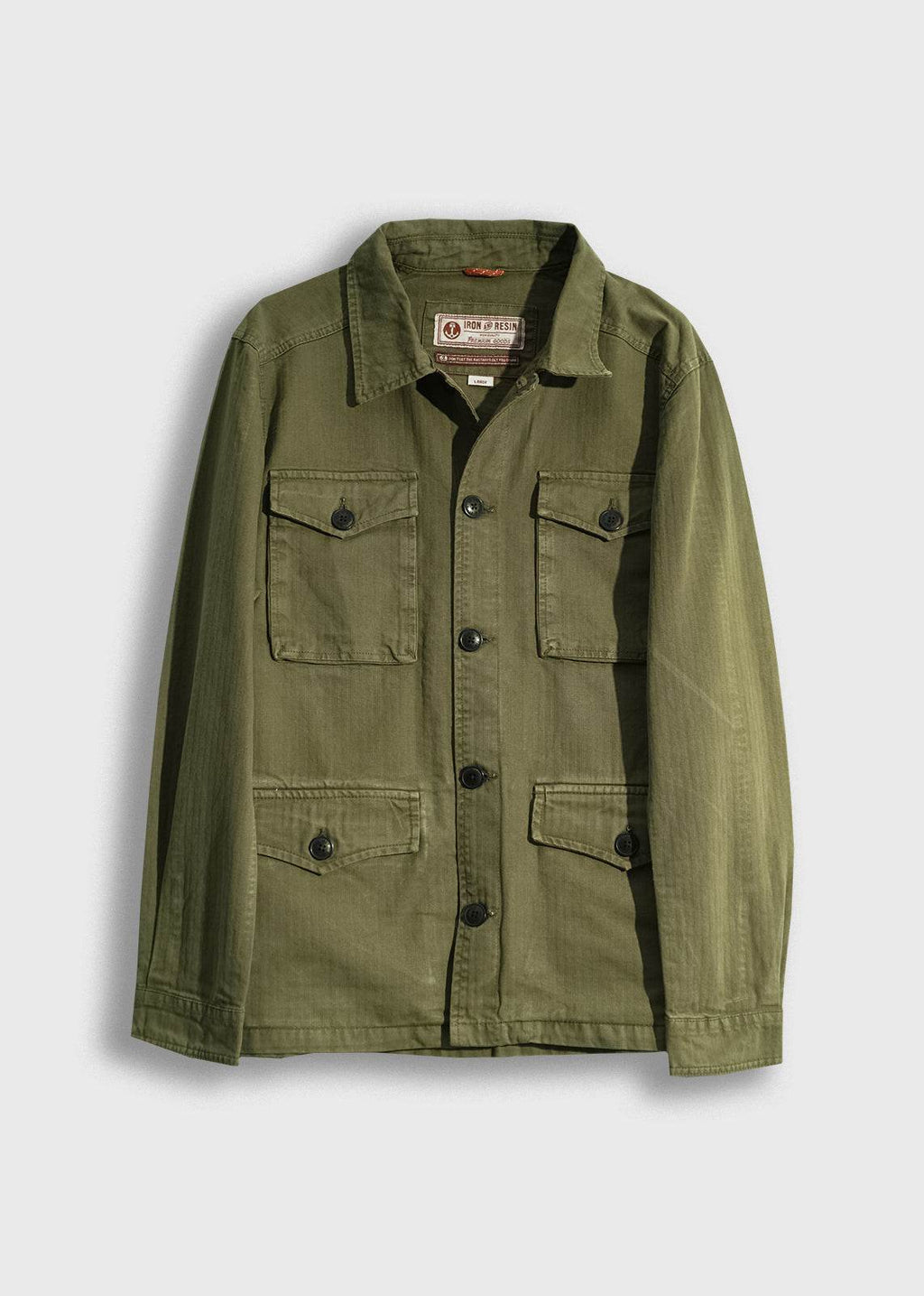 Herringbone Military Jacket